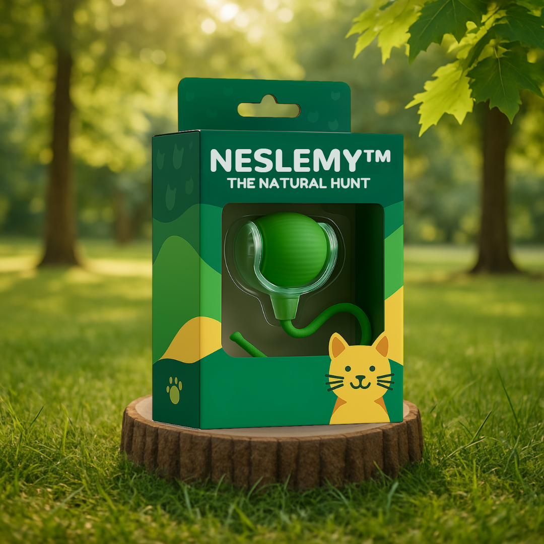 NESLEMY™Self-moving.Rechargeable. Endless play. Your cat's new obsession