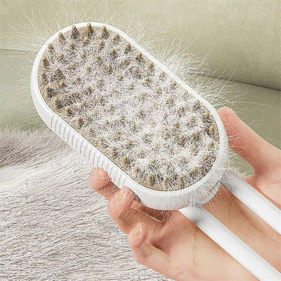 Hate bathing your pet? LOVILDS™ Steam Brush cleans without water. Long-lasting battery, 1 month per charge.